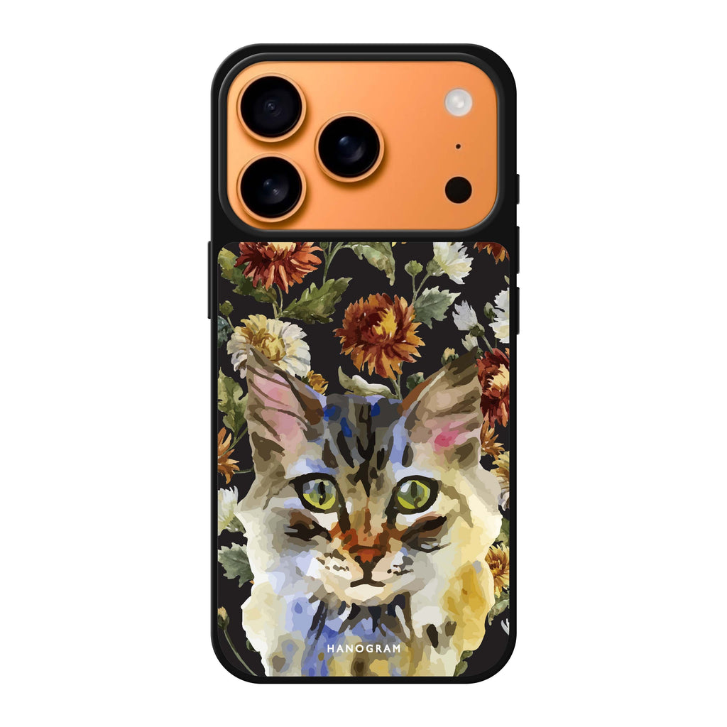 Watercolour Cat #5 cat animal watercolor iPhone 17 Pro Max mirror case