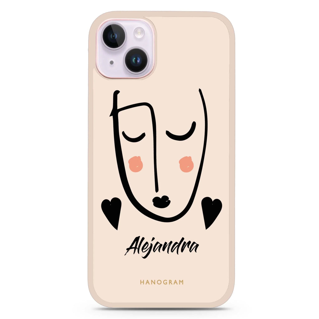 Lovely Face iPhone 15 Impact Guard Bumper Case