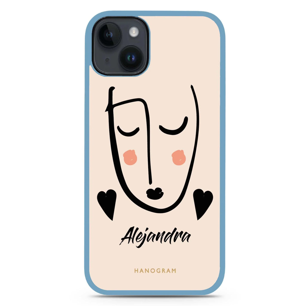Lovely Face iPhone 15 Plus Impact Guard Bumper Case