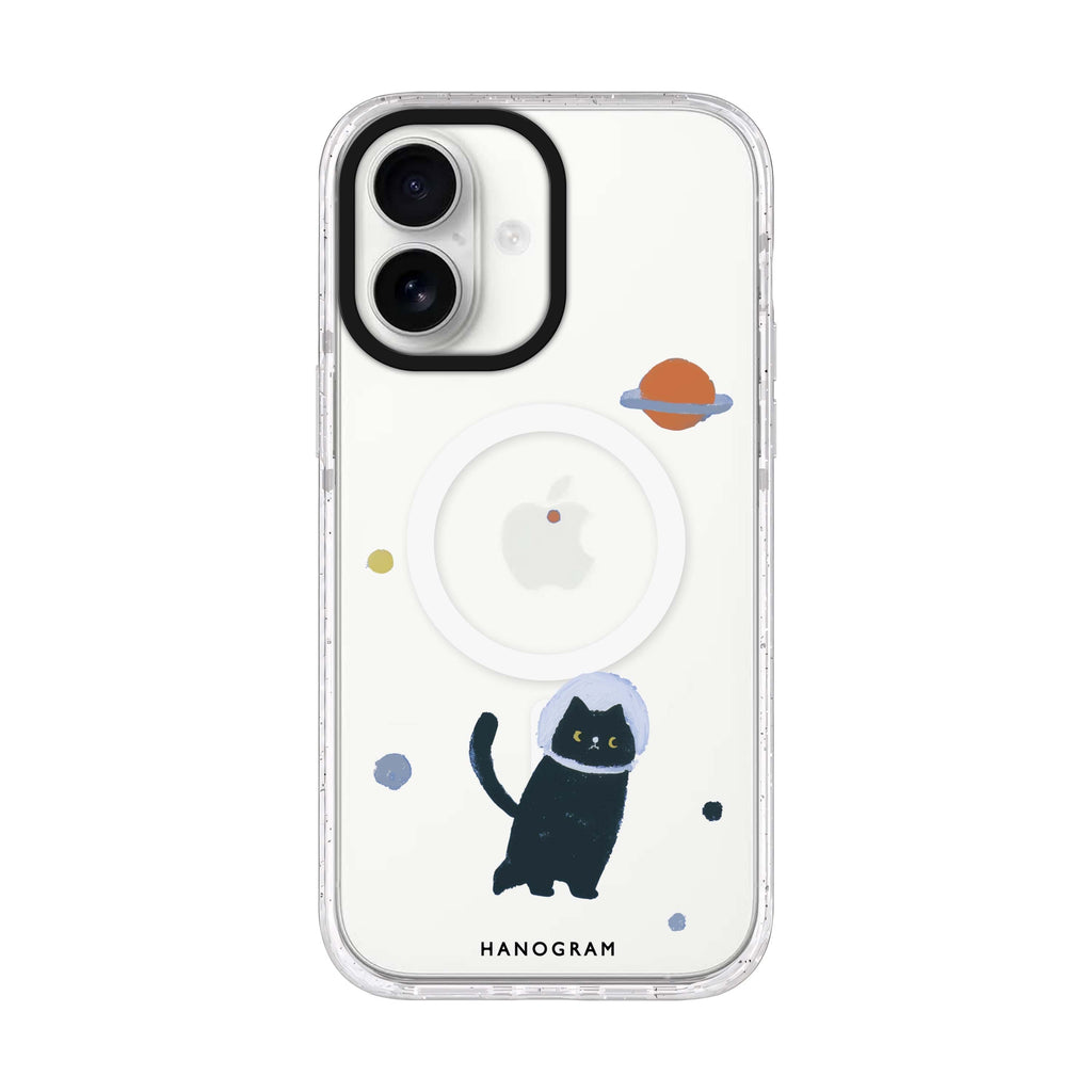 Cosmo Kitty iPhone 17 ultra clear MagSafe case, front product view