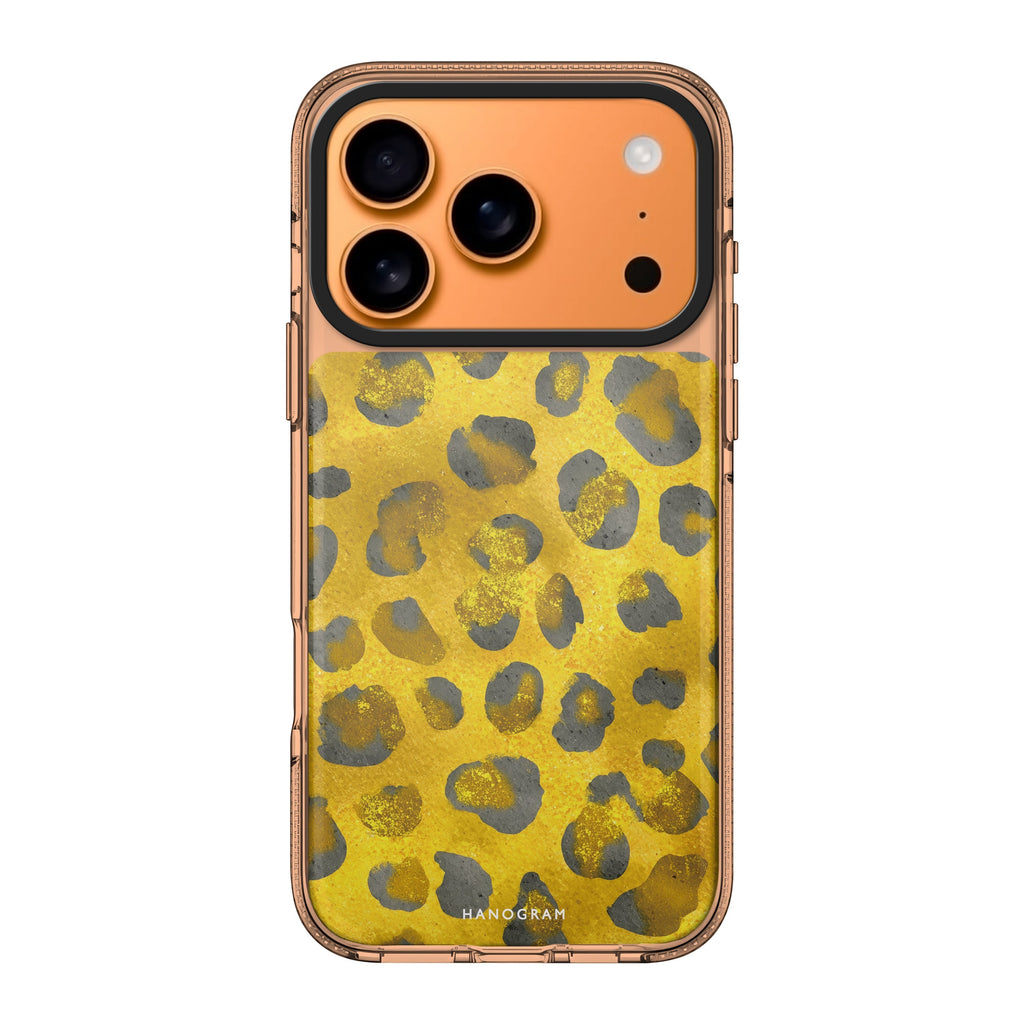Golden Luxe Leopard gold leopard animal fashion iPhone 17 Pro Max ultra clear case
