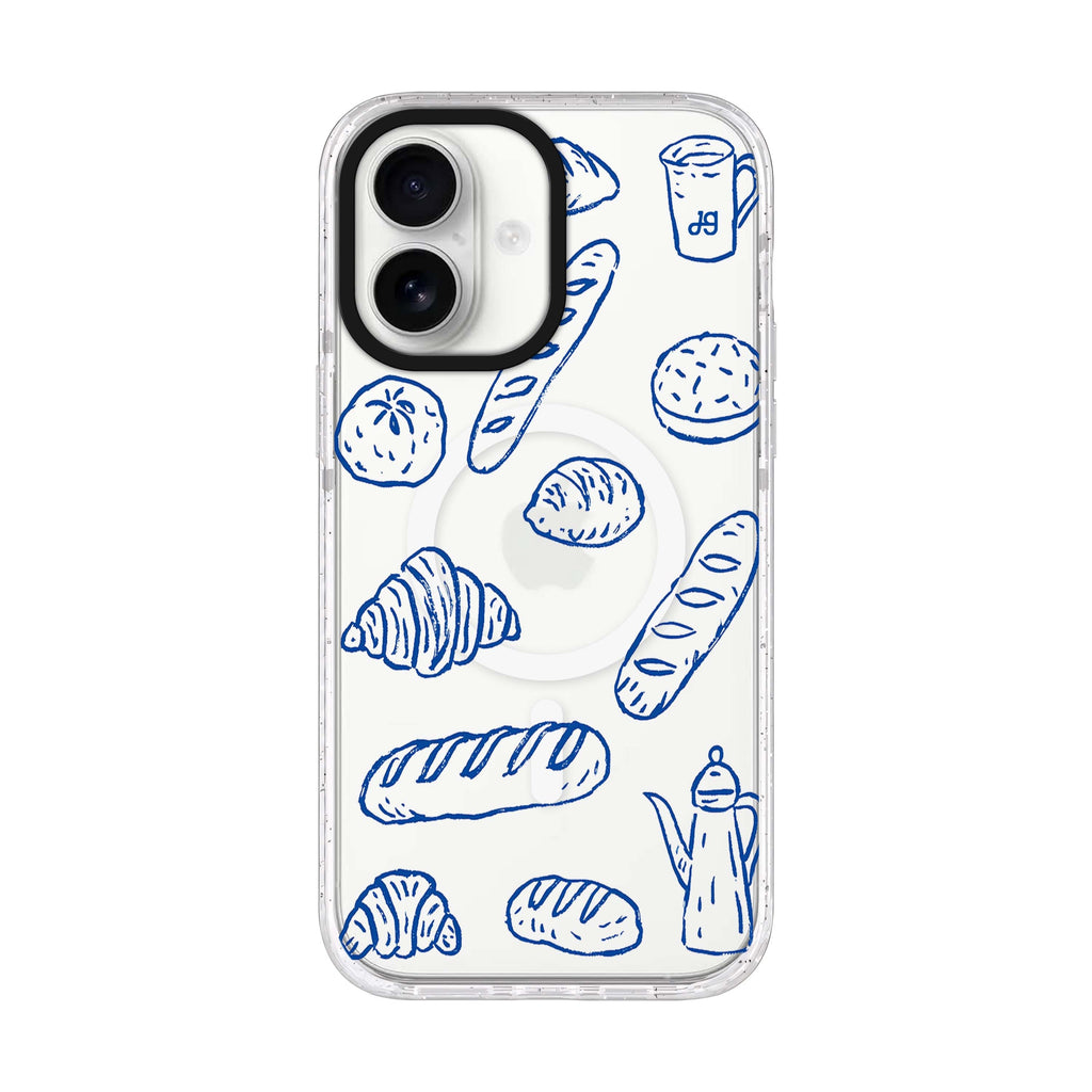 Blue Ink Boulangerie iPhone 17 Ultra Clear Case - product image 1