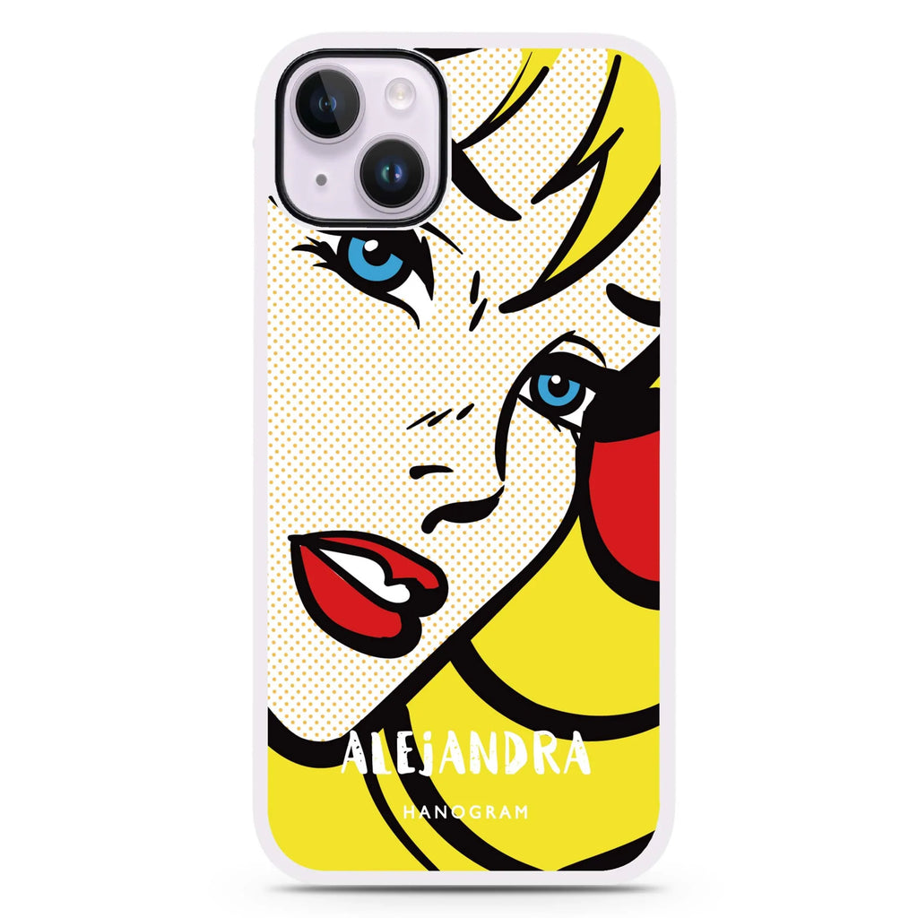 Pop Girl iPhone 15 Impact Guard Bumper Case