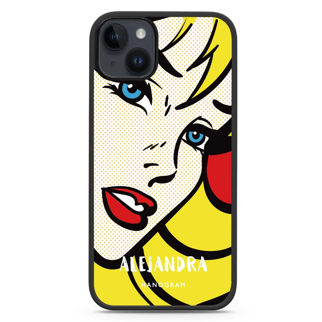 Pop Girl iPhone 15 Plus Impact Guard Bumper Case