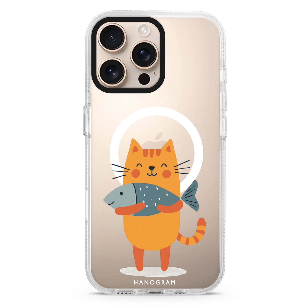 Big Catch Kitty MagSafe Compatible Ultra Clear Case