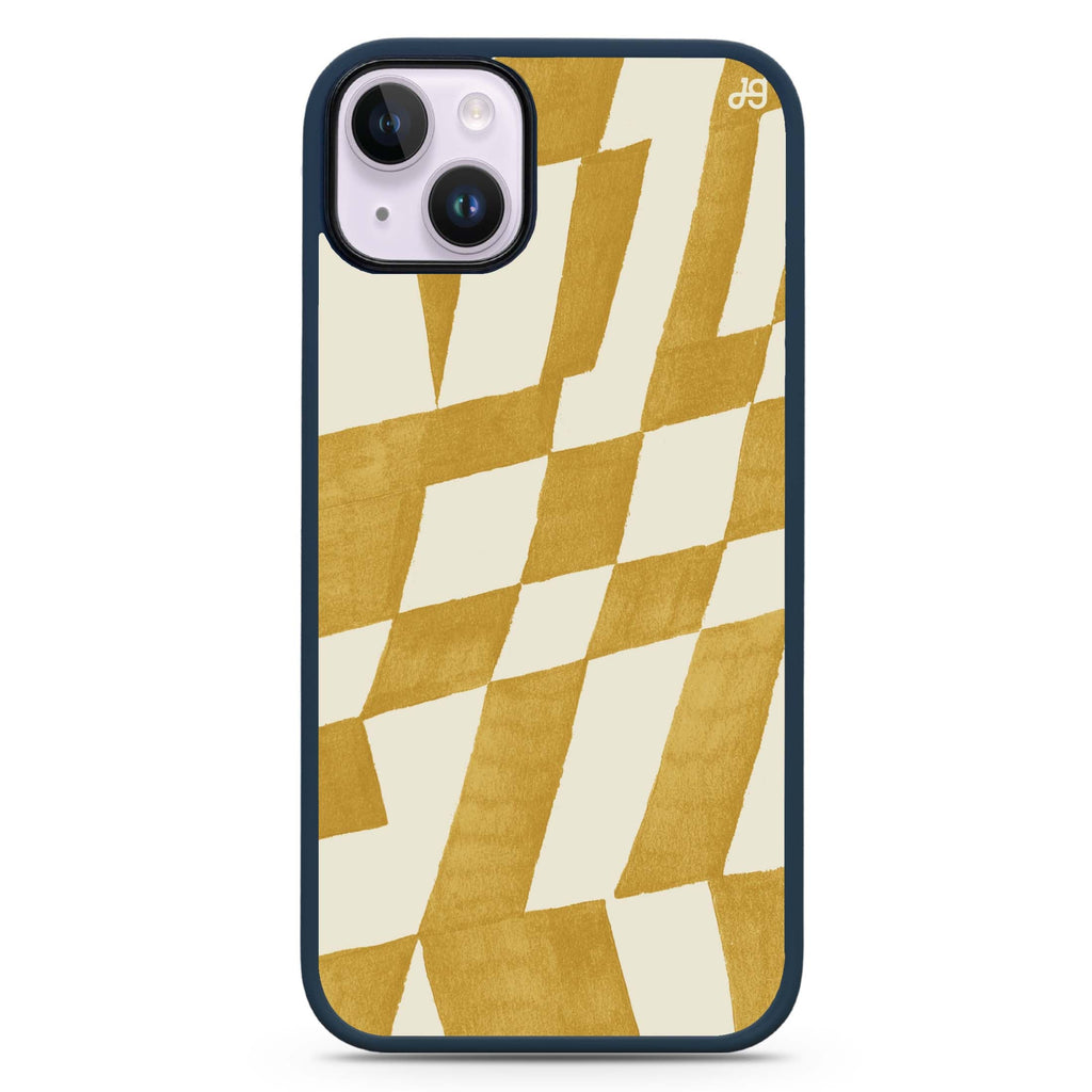 Abstract Paint Pattern iPhone 15 Impact Guard Bumper Case