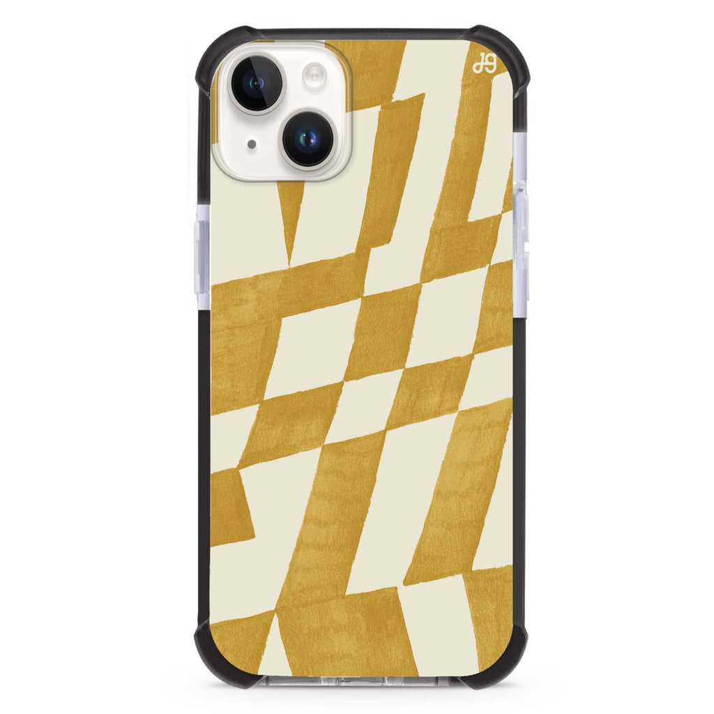 Abstract Paint Pattern iPhone 15 Plus Ultra Shockproof Case