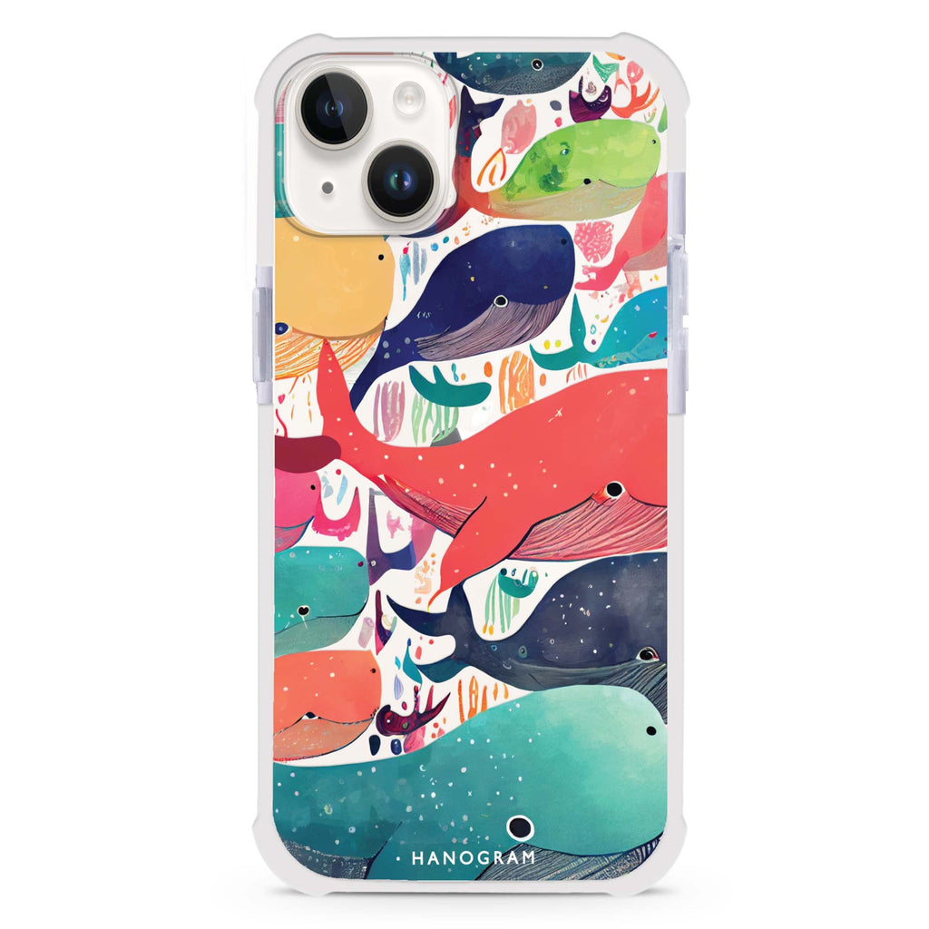 Whale Ocean iPhone 15 Plus Ultra Shockproof Case