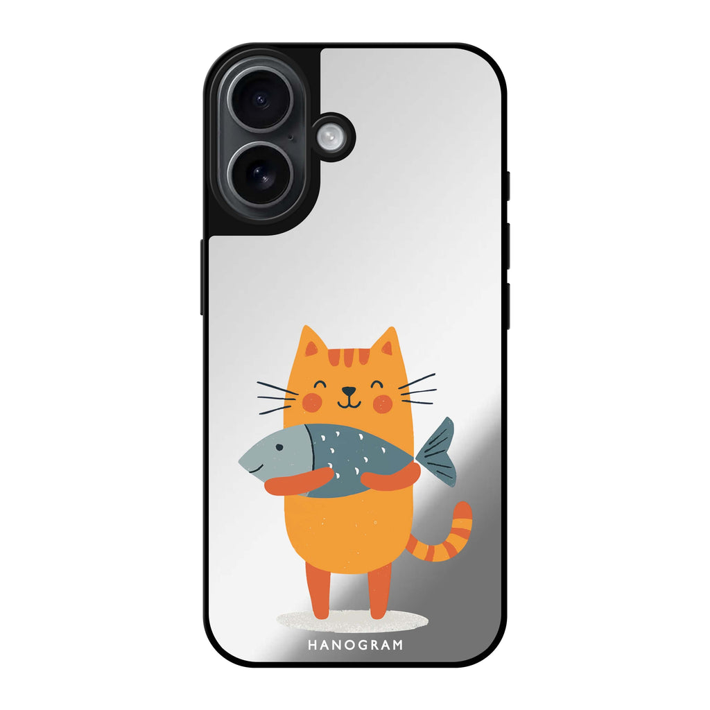 Big Catch Kitty Mirror Case