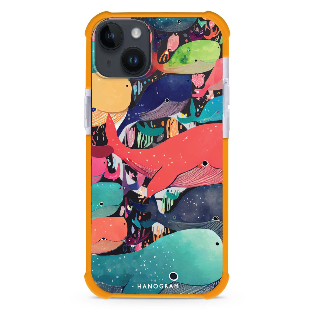 Whale Ocean iPhone 15 Plus MagSafe Compatible Ultra Shockproof Case