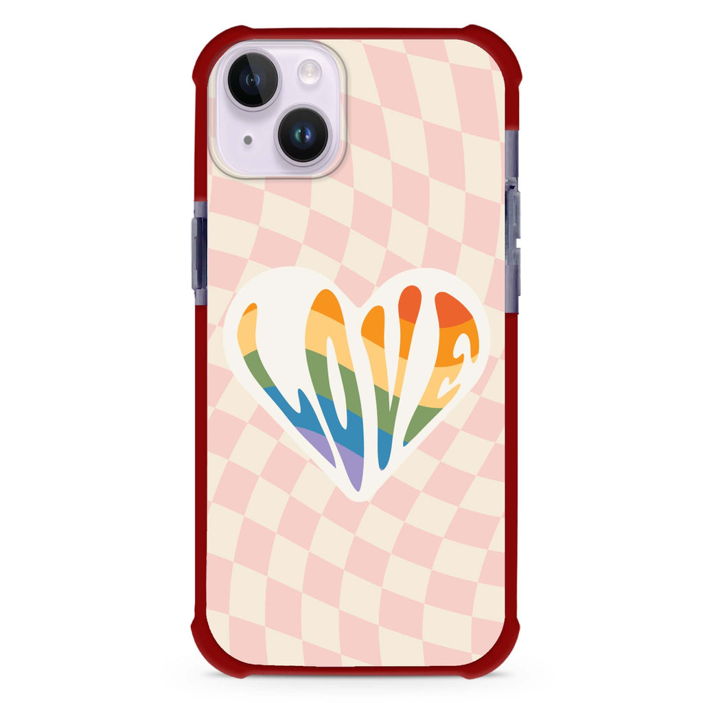 Rainbow LOVE iPhone 15 Plus Ultra Shockproof Case