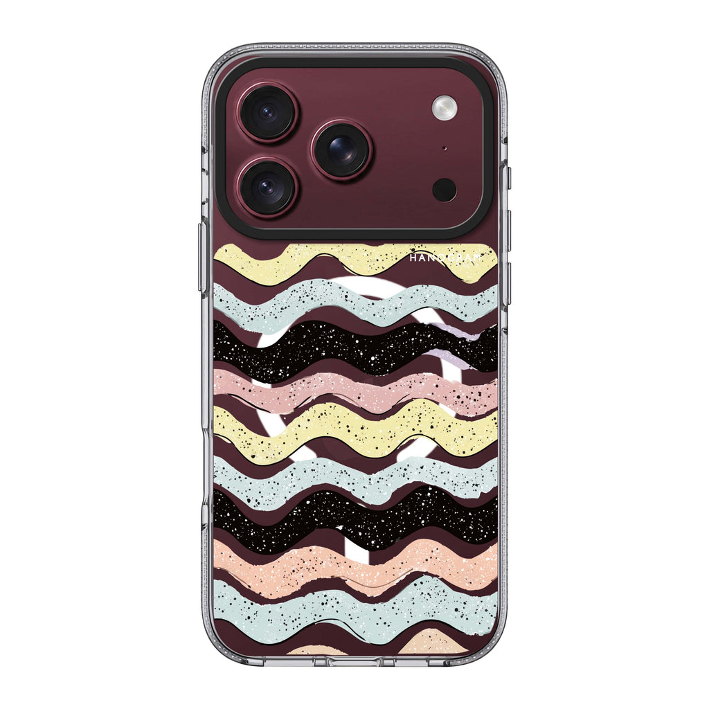 Glitter Wave Doodles Ultra Clear Case
