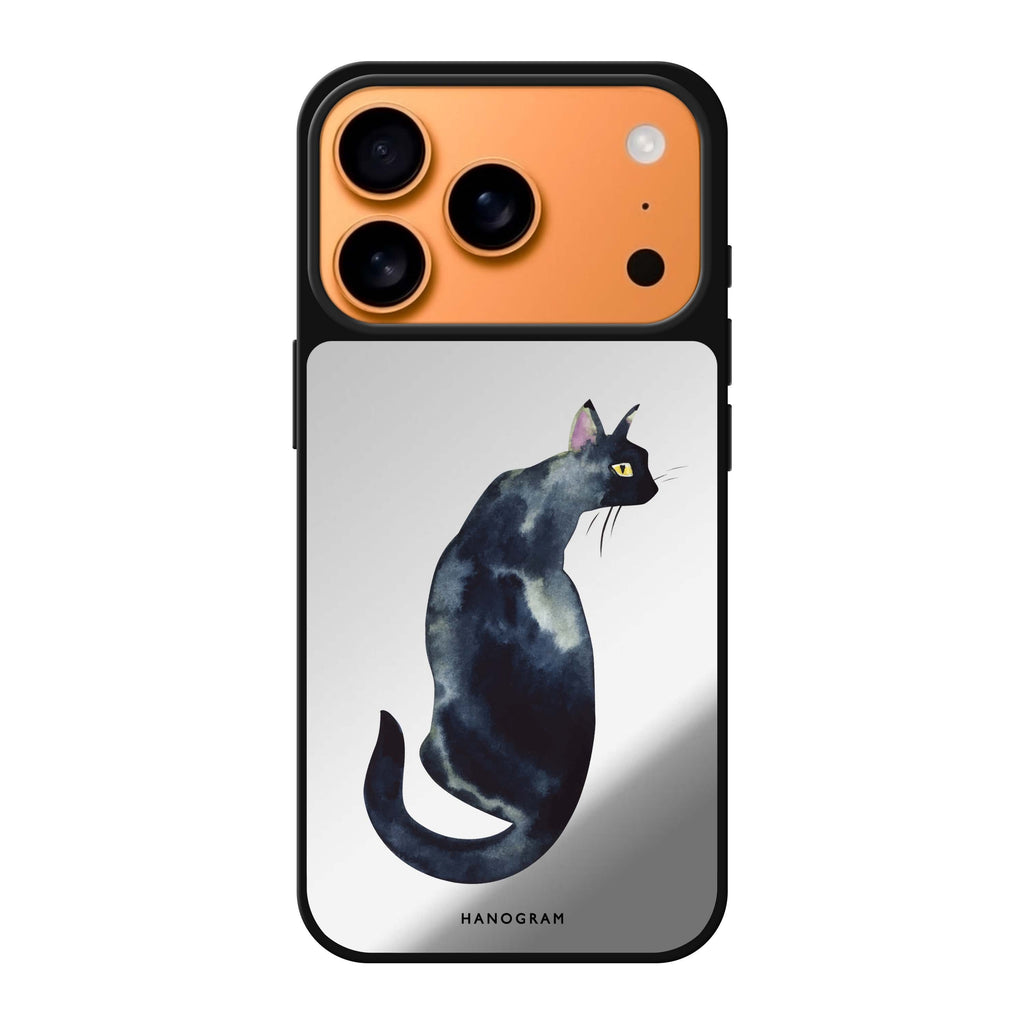 Watercolour Cat #4 cat animal watercolor iPhone 17 Pro Max mirror case