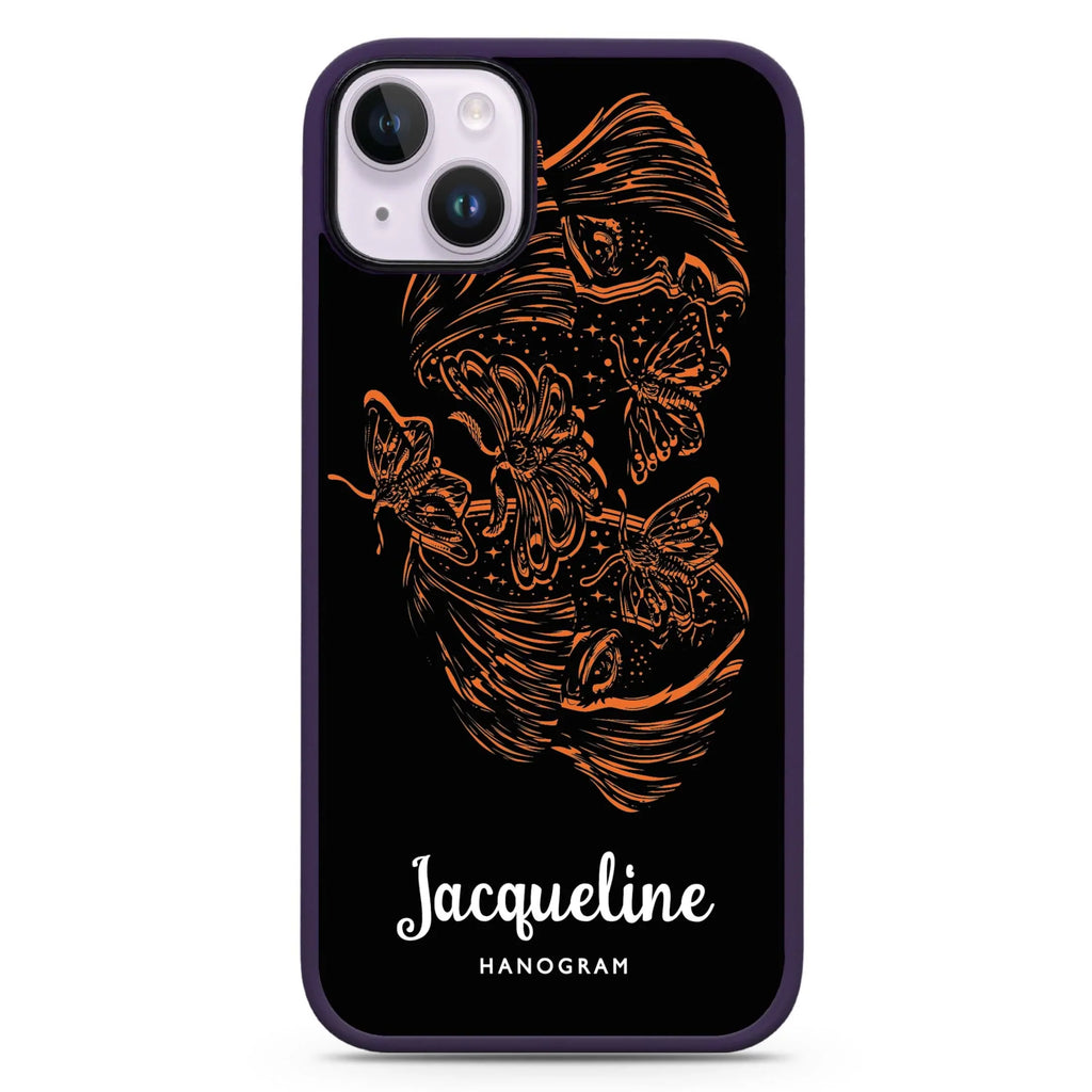 Artistic Face II iPhone 15 Impact Guard Bumper Case