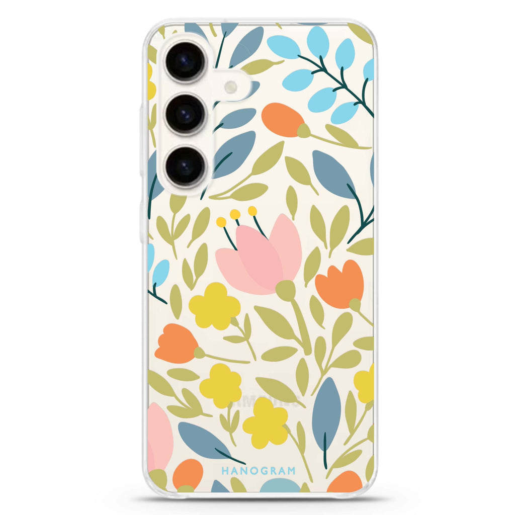 Floral Samsung Galaxy Ultra Clear Case
