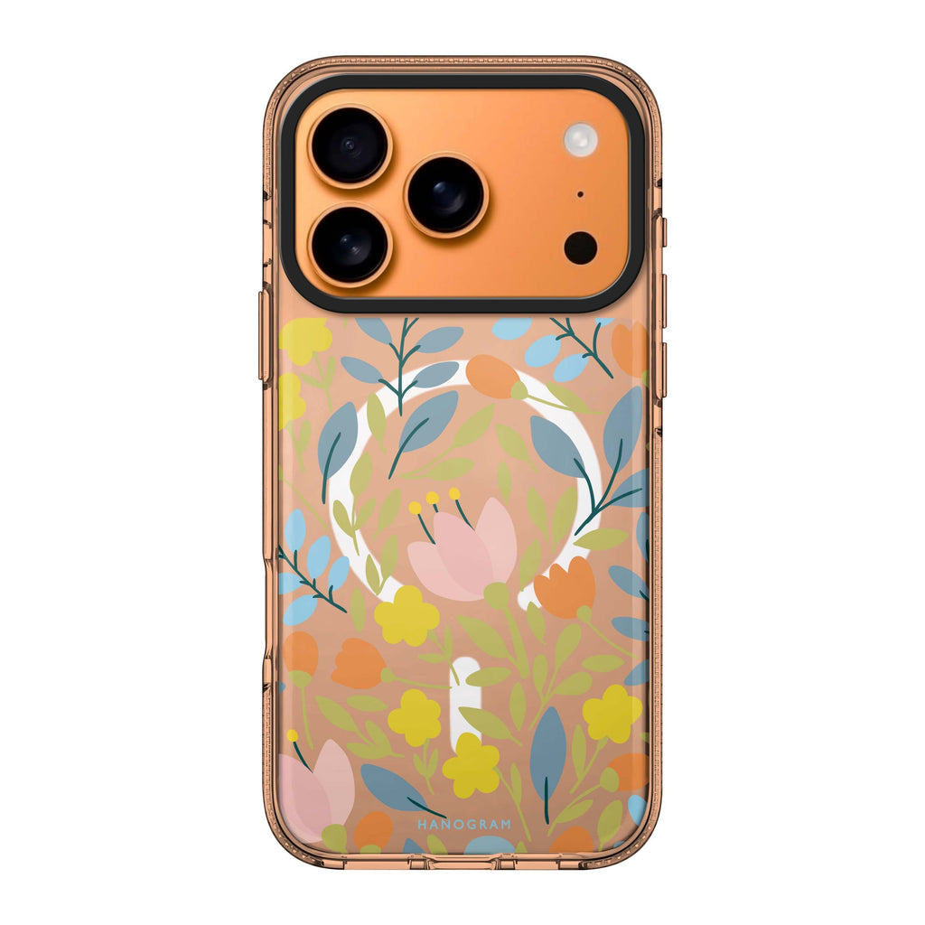 Floral Style 2 flower floral spring iPhone 17 Pro Max ultra clear case