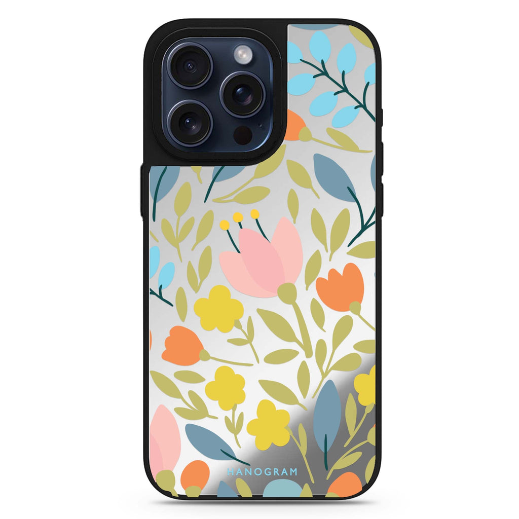 Floral #1 MagSafe compatible mirror case for iPhone 16/15/14 Pro Max and Pro, main view
