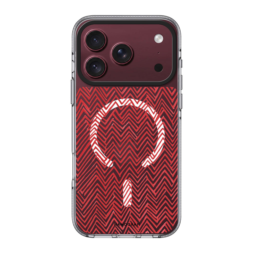 Crimson Currents Ultra Clear Case