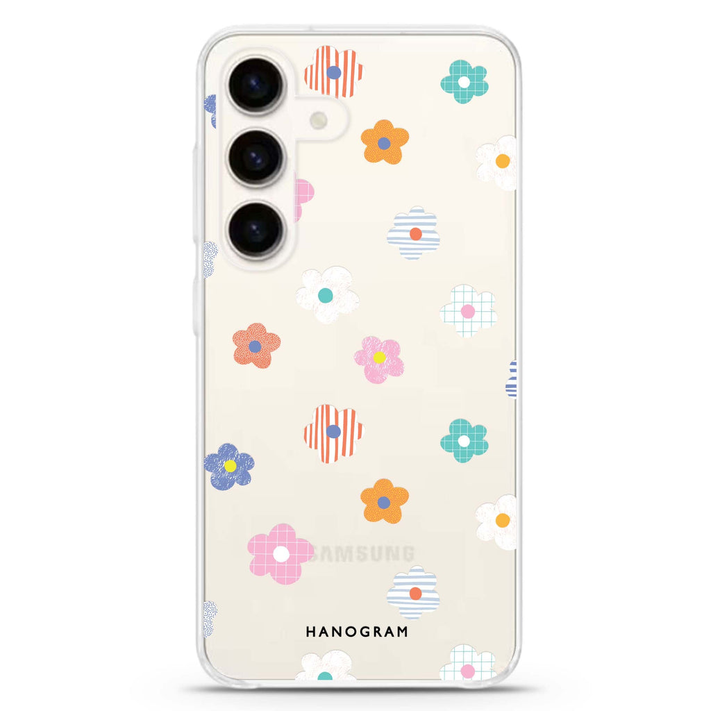Floral Pattern Samsung Galaxy Ultra Clear Case