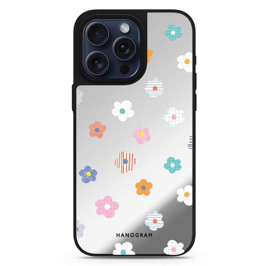 Floral Pattern #3 MagSafe compatible mirror case for iPhone 16/15/14 Pro Max and Pro, main view