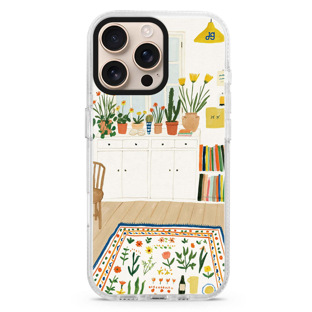 The Sunlit Plant Room MagSafe Compatible Ultra Clear Case for iPhone 16 Pro Max - main view