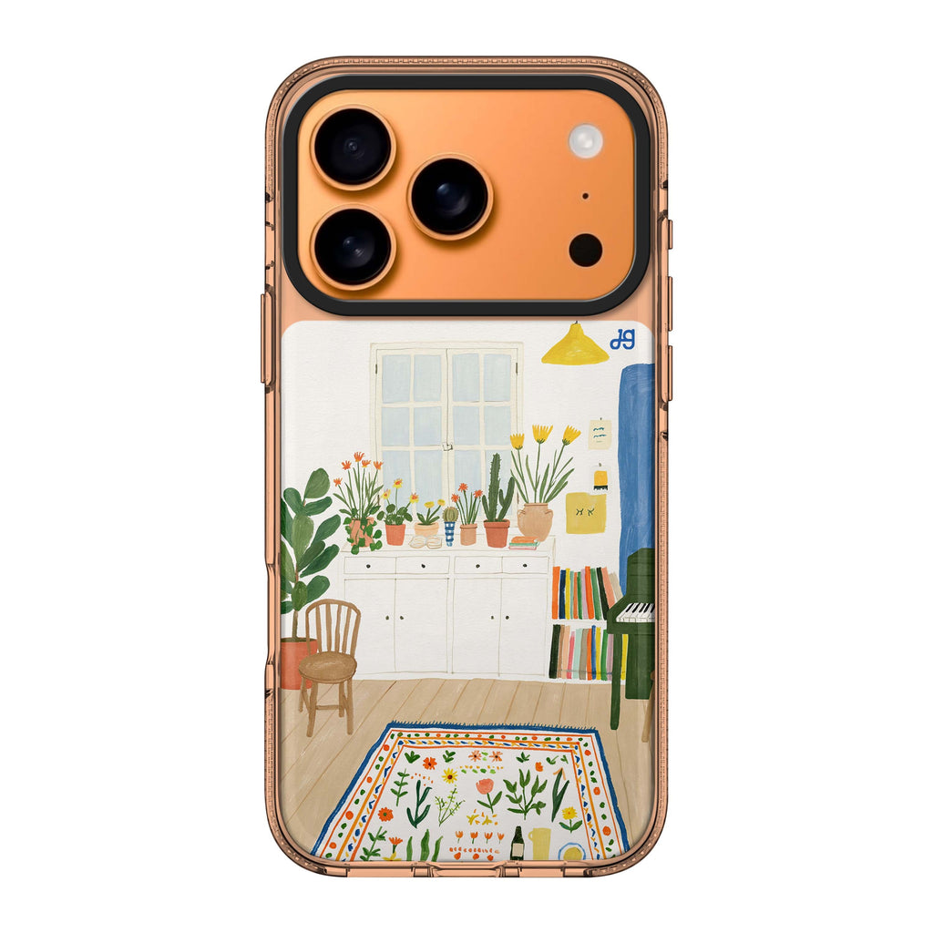 The Sunlit Plant Room iPhone 17 Pro Max Ultra Clear Case - Image 1