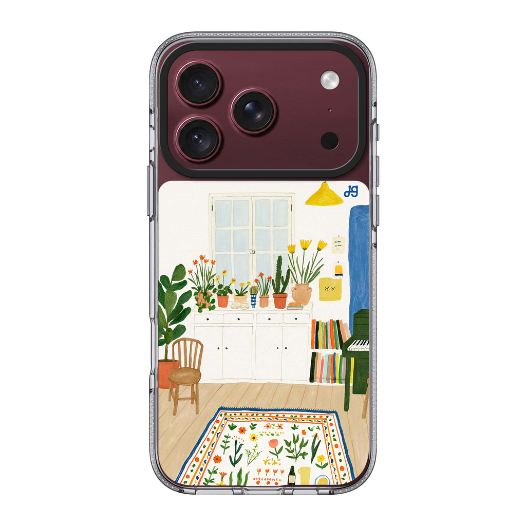 The Sunlit Plant Room iPhone 18 Pro Max Ultra Clear Case - Image 1