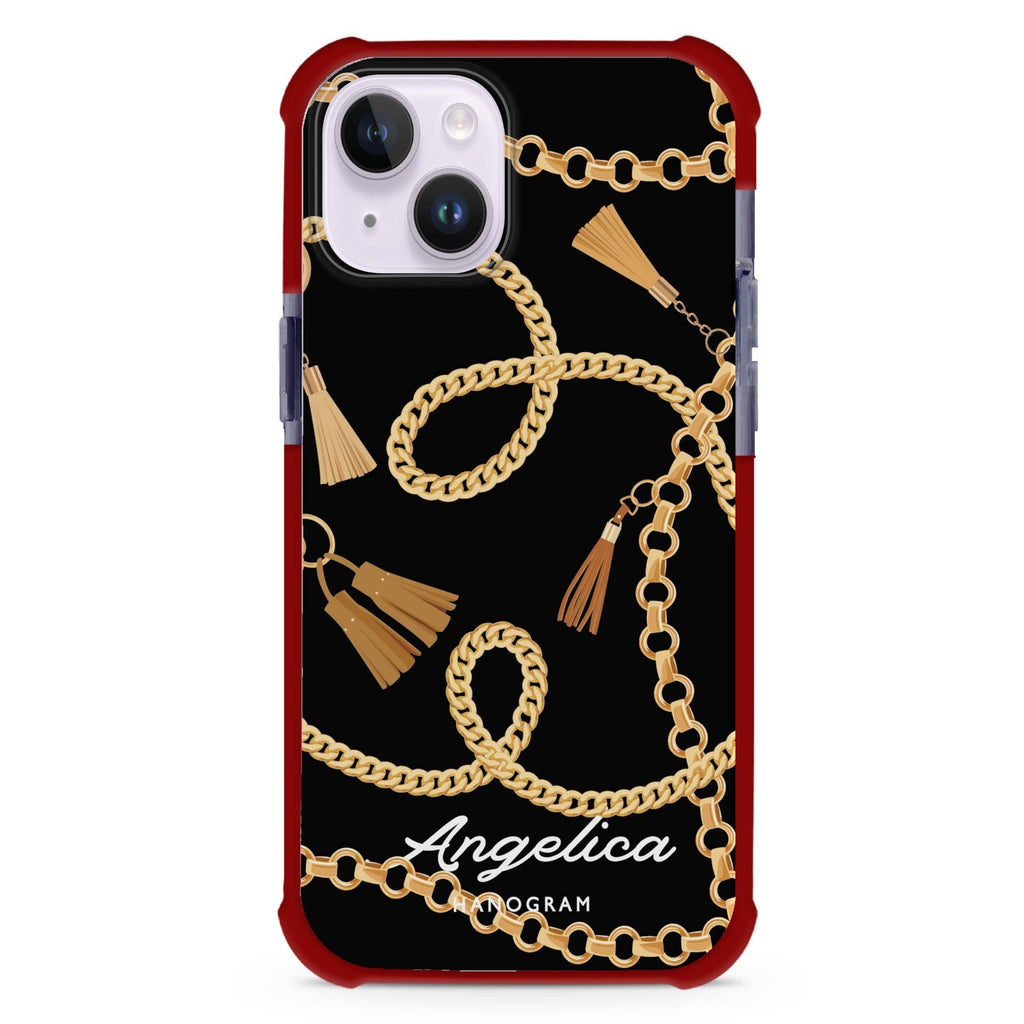Belt and Chain I iPhone 15 Plus MagSafe Compatible Ultra Shockproof Case