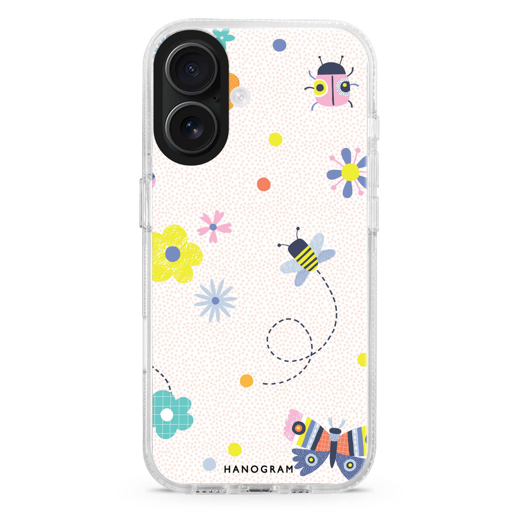 Cute Floral MagSafe Compatible iPhone 16 Ultra Clear Case - Personalized and Stylish Protection
