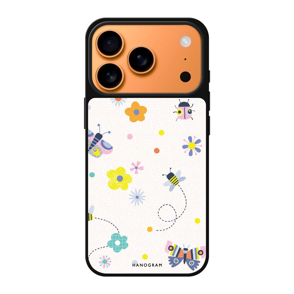 Cute Floral spring flower floral cute iPhone 17 Pro Max mirror case