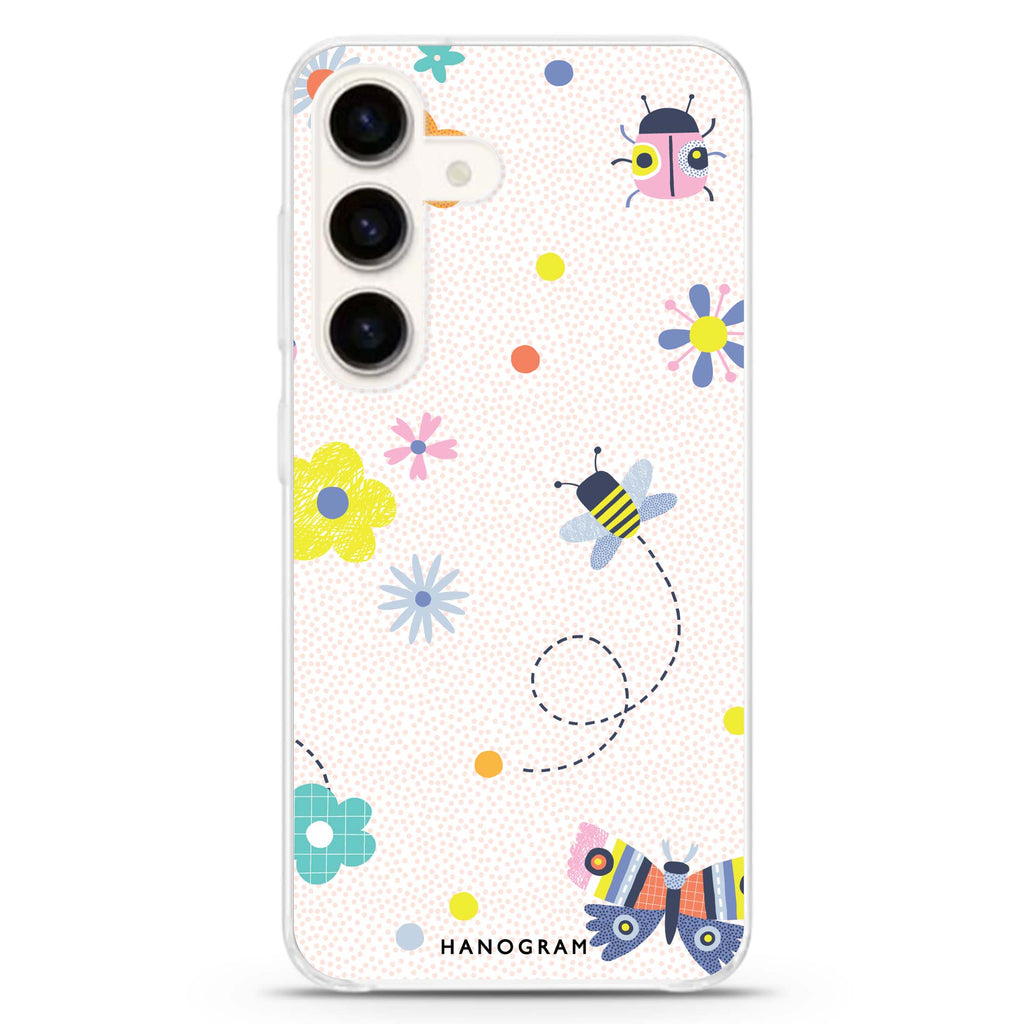 Cute Floral Samsung Galaxy Ultra Clear Case