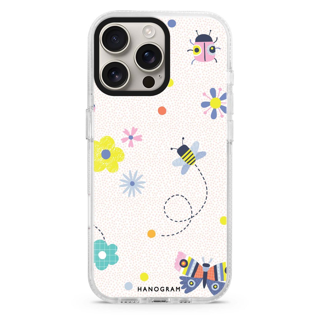 Cute Floral iPhone 16 Pro & 16 Pro Max Case - Personalized and Stylish Protection