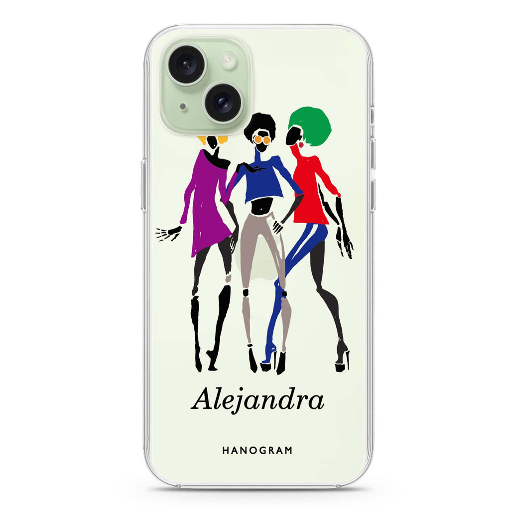 Artistic Girls iPhone Ultra Clear Case