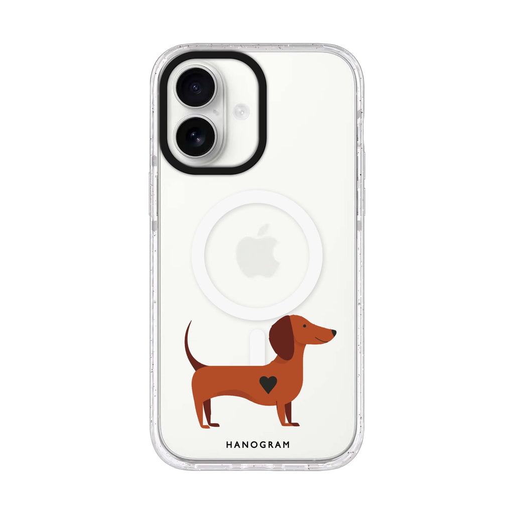 Little Longbody Love iPhone 17 ultra clear MagSafe case, front product view