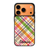 Colourful Checker Custom Name personalized name multicolor typography iPhone 17 Pro Max mirror case