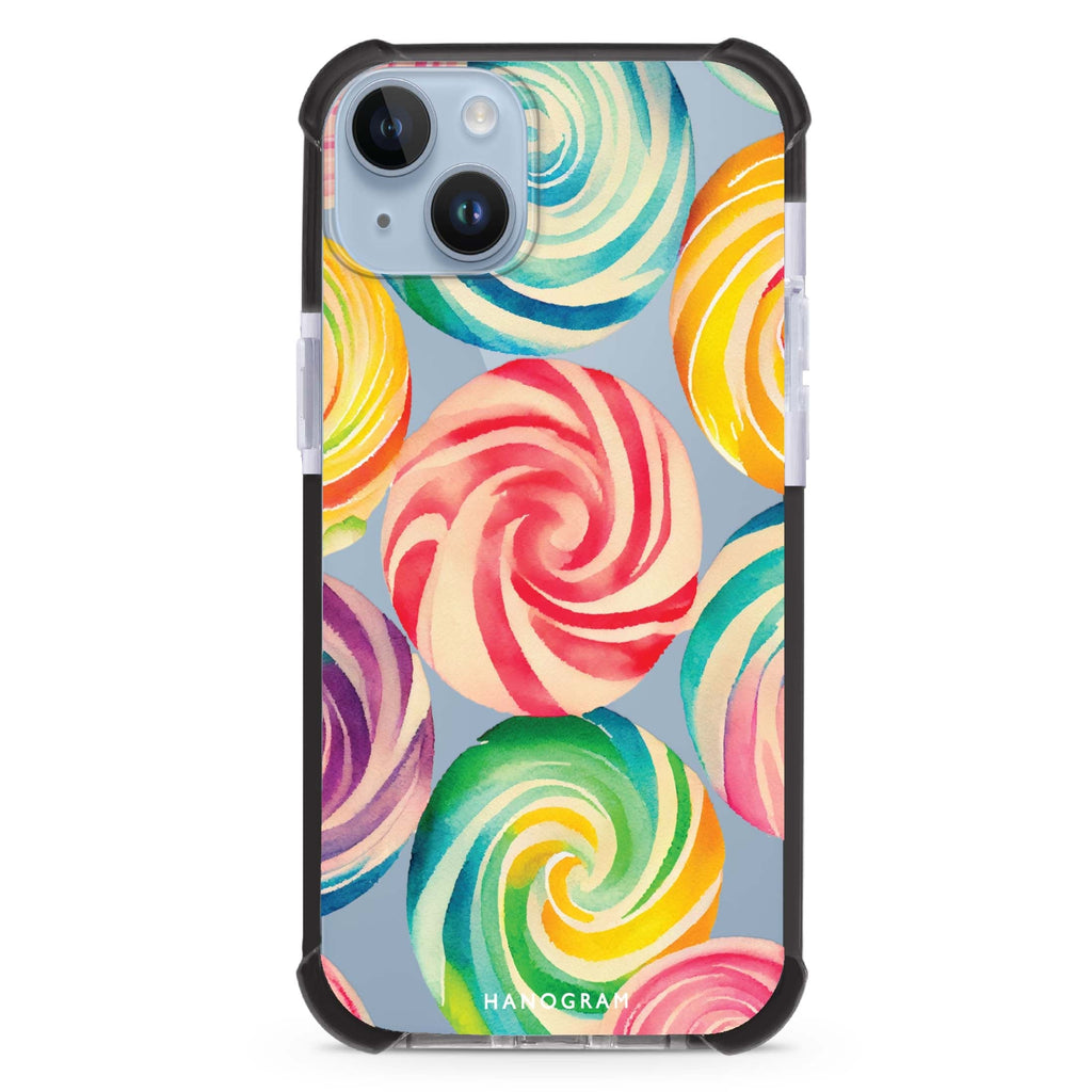 Abstract Candy iPhone 15 Plus Ultra Shockproof Case