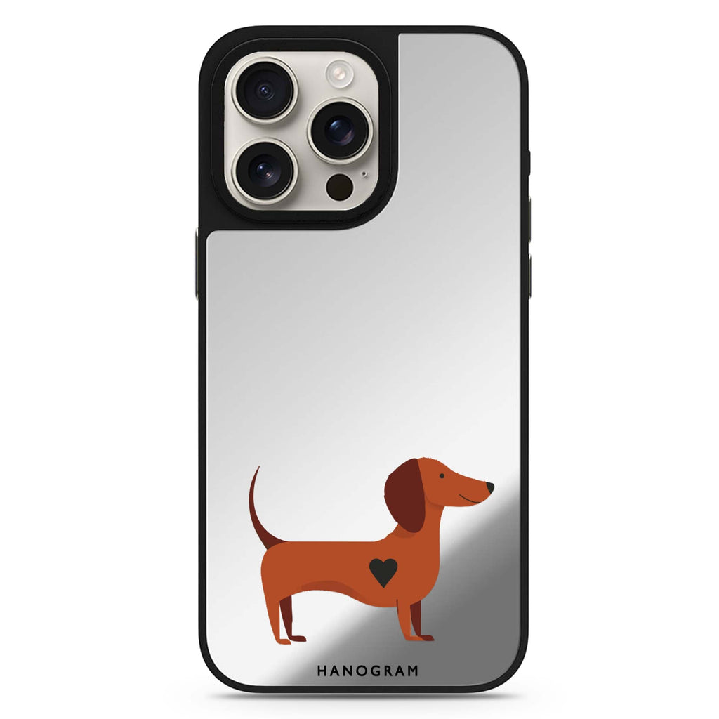 Little Longbody Love romantic design iPhone 16/15/14 Pro Max & Pro mirror case