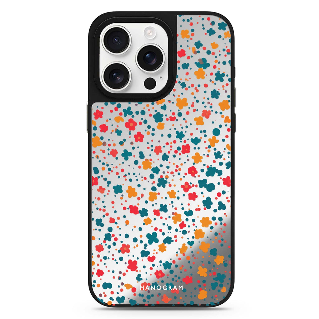Vintage Sprig iPhone retro design iPhone 16/15/14 Pro Max & Pro mirror case