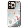 Whimsy Wildlife sleek reflective design iPhone 16/15/14 Pro Max & Pro mirror case
