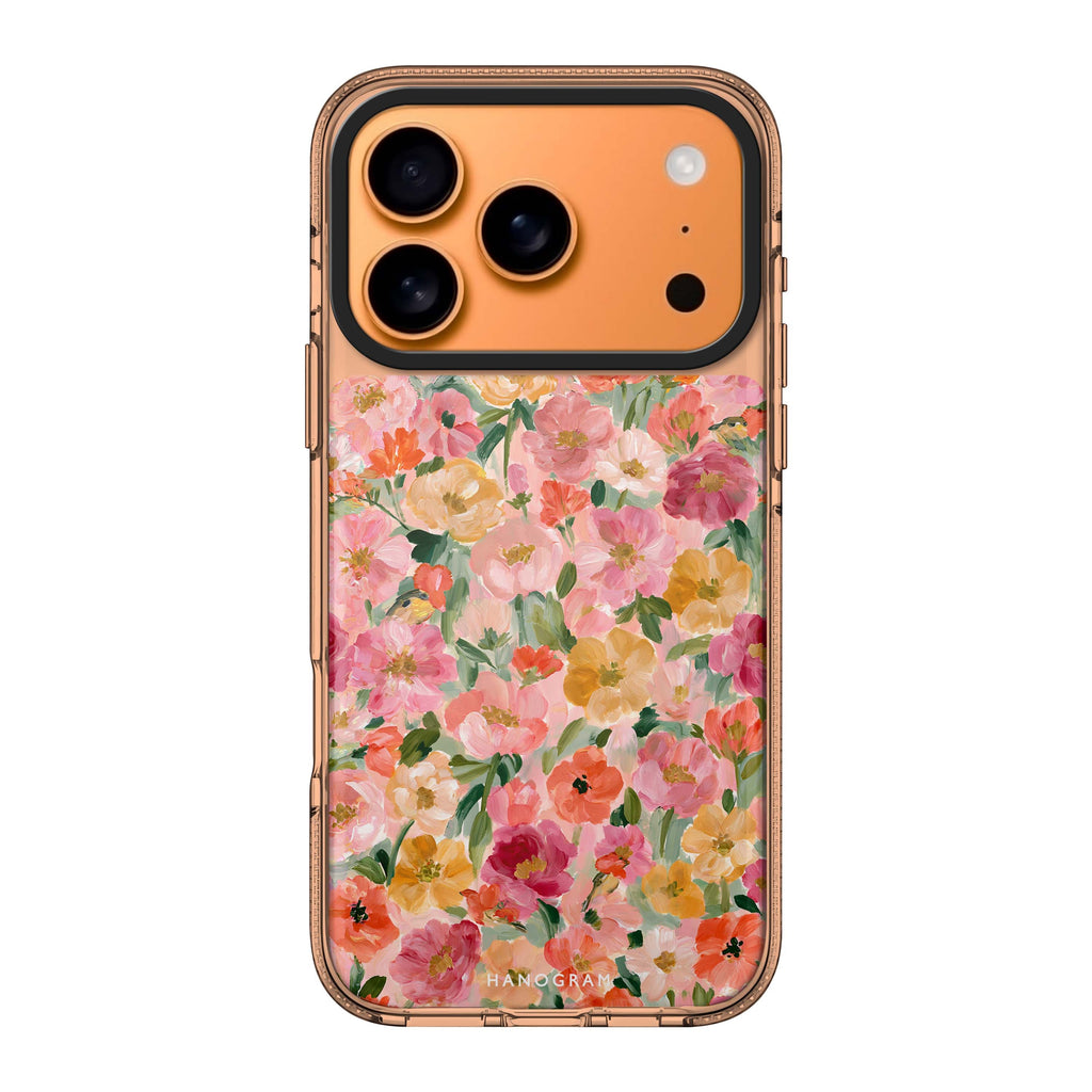Peach Petal Impasto iPhone 17 Pro Max Ultra Clear Case - Image 1