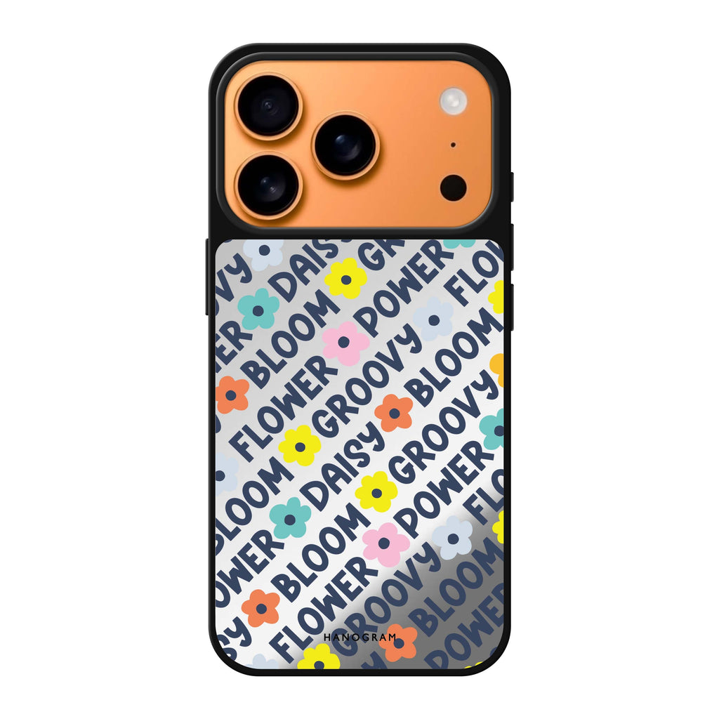 Groovy Flower flower floral playful iPhone 17 Pro Max mirror case