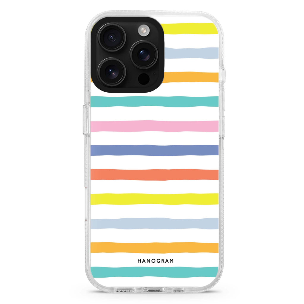Colourful Line iPhone 16 Pro & 16 Pro Max Case - Personalized and Stylish Protection
