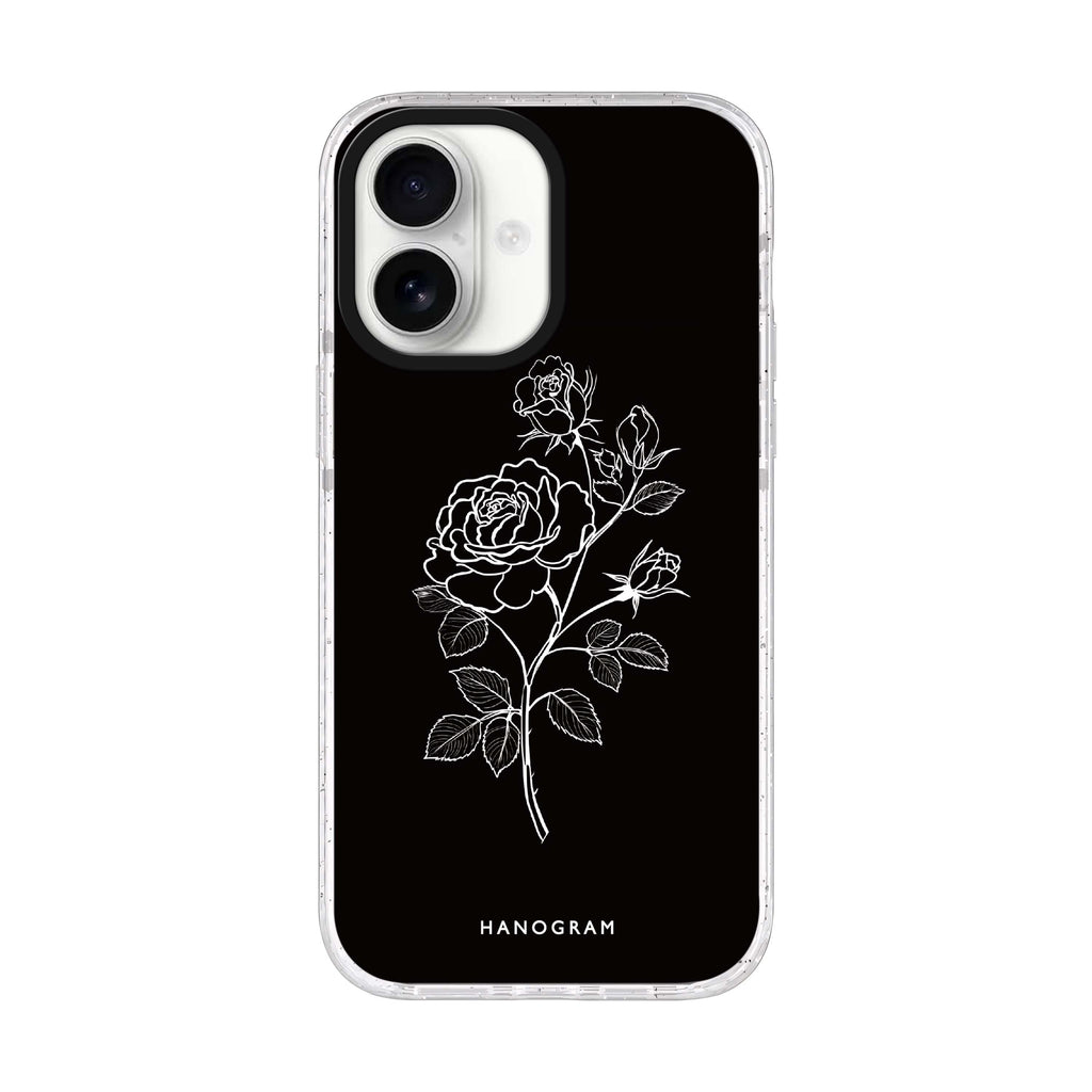 Trinity Rose iPhone 17 ultra clear MagSafe case, front product view