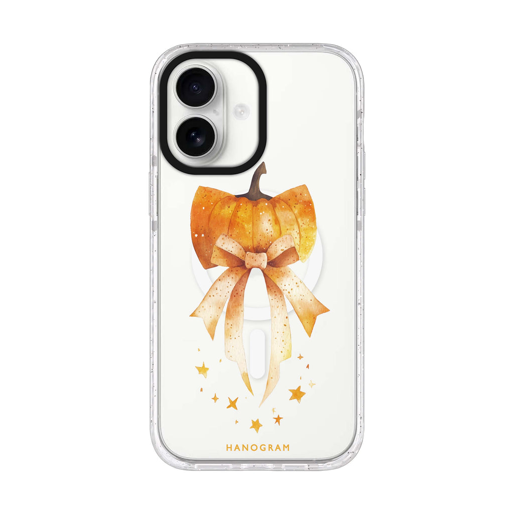 Starlit Spells & Bows iPhone 17 ultra clear MagSafe case, front product view