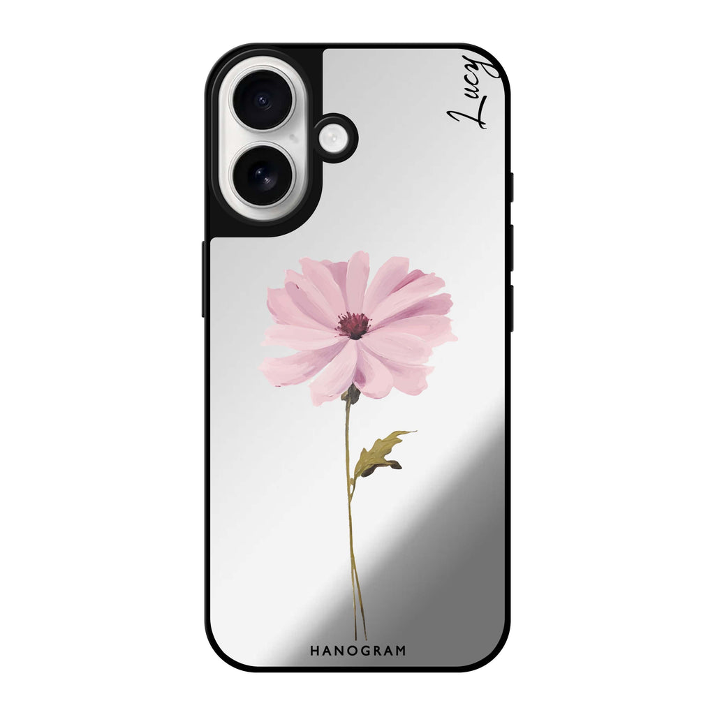 Reflective iPhone 16 Mirror Case –Garden Serenity Design