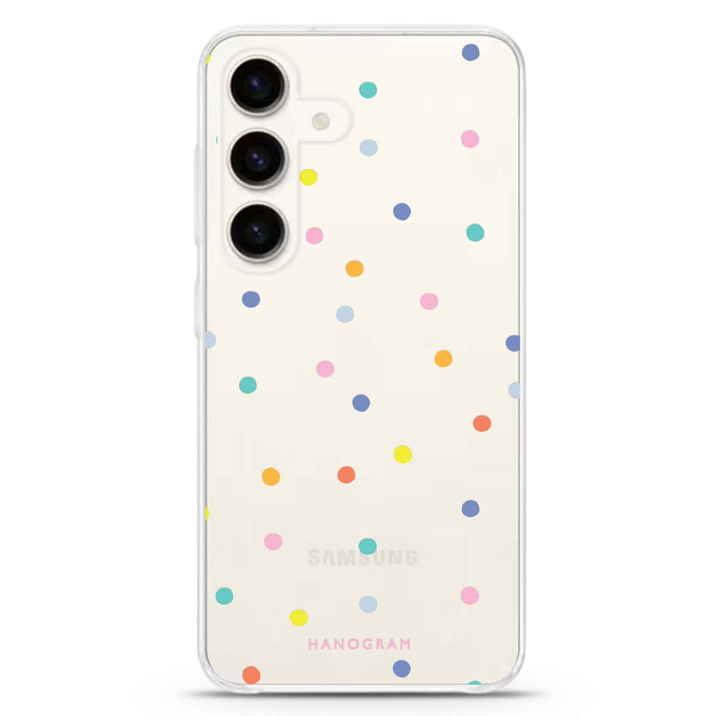 Colourful Dot Pattern Samsung Galaxy Ultra Clear Case