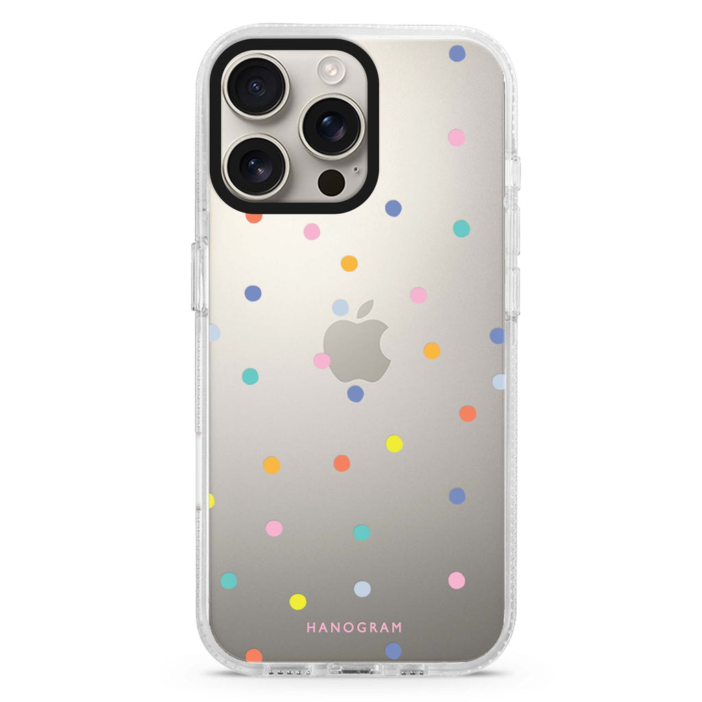 Colourful Dot Pattern iPhone 16 Pro & 16 Pro Max Case - Personalized and Stylish Protection