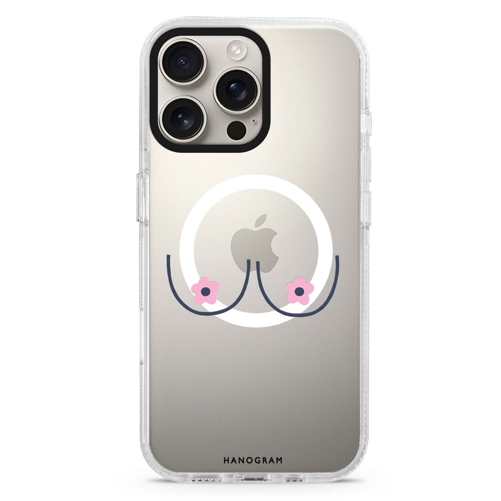 Art of Classic Floral MagSafe Compatible iPhone 16 Pro Ultra Clear Case - Personalized and Stylish Protection