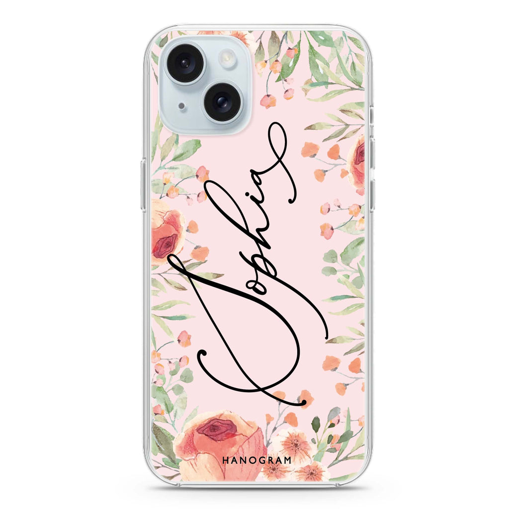 Glamorous Garden iPhone 15 plus Ultra Clear Case