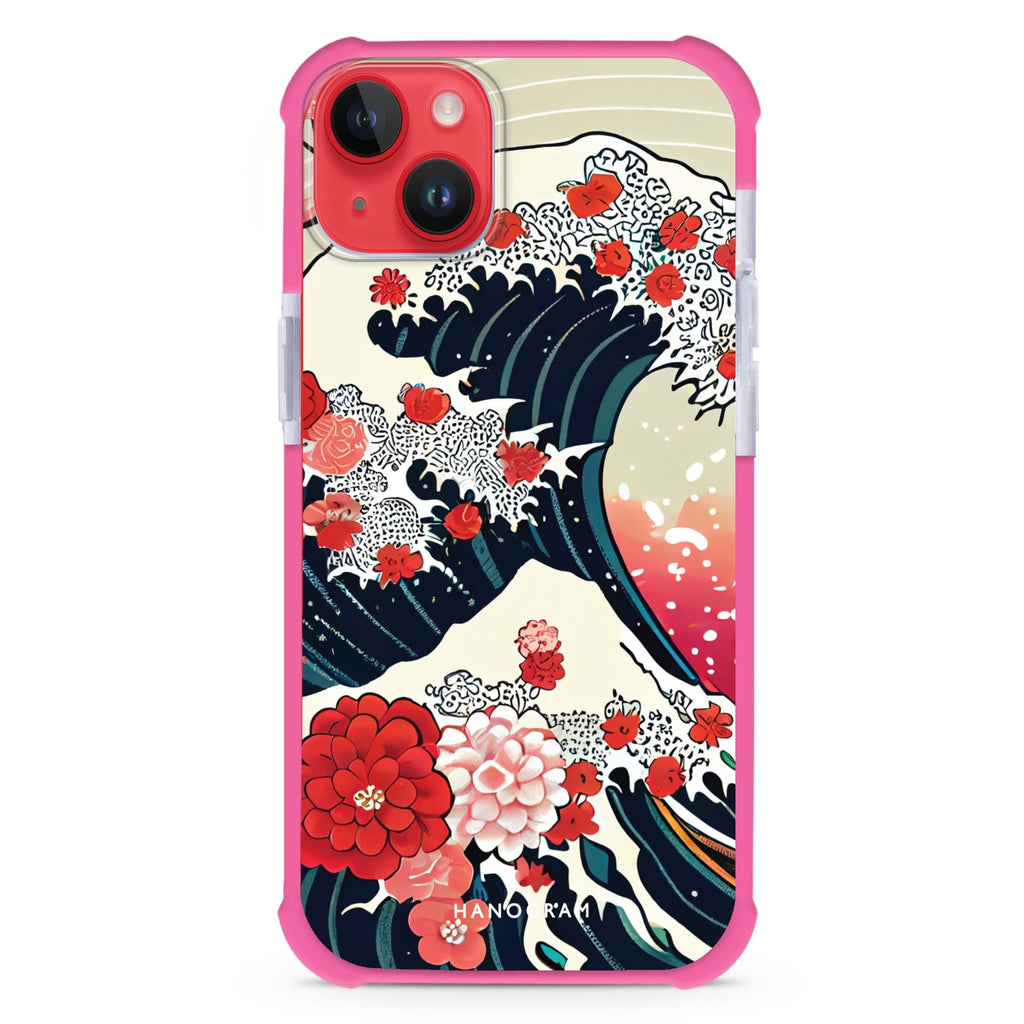Waves & Flowers iPhone 15 Plus Ultra Shockproof Case